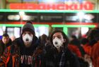 People wearing face mask walk at the Moscow's Kazansky railway station, Russia. Russia has so far recorded 59 cases of new coronavirus. Location: Russia, Moscow. Author: Evgeny Odinokov/Sputnik. Russia Coronavirus