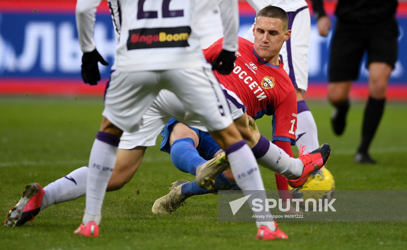 Russia Soccer Premier-League CSKA - Ufa