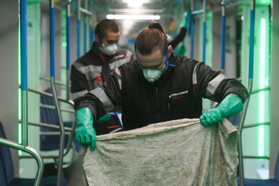 Russia Coronavirus Disinfection