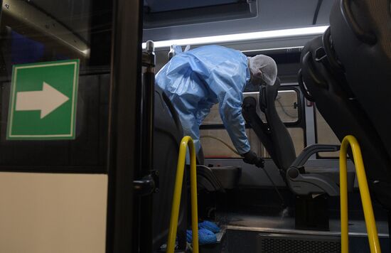 Russia Coronavirus Disinfection