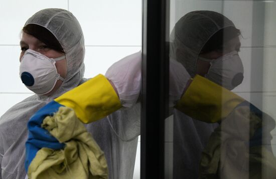 Russia Coronavirus Disinfection