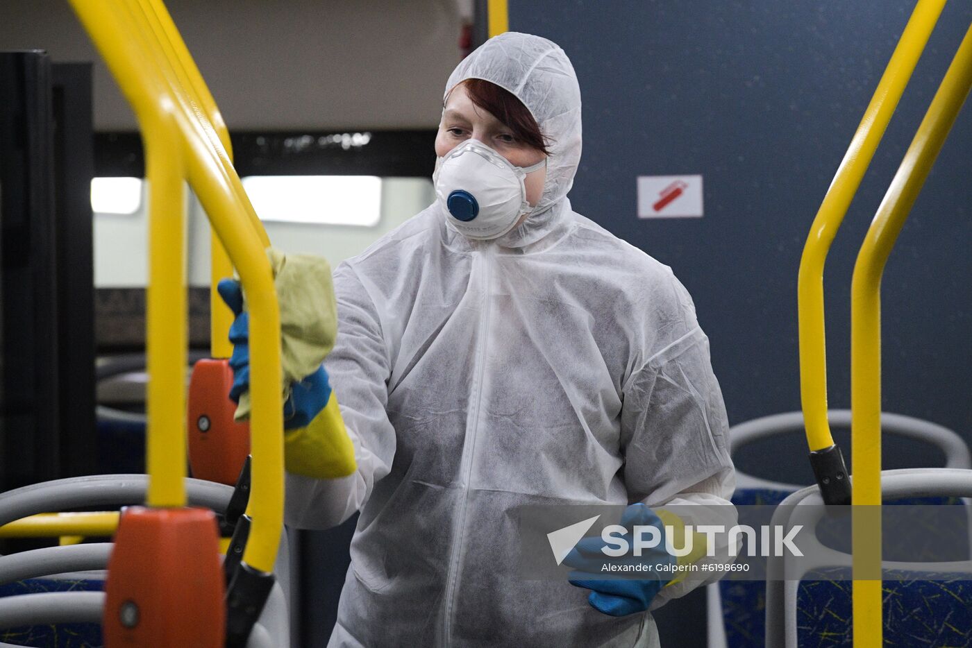 Russia Coronavirus Disinfection