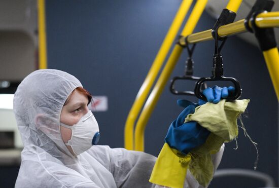 Russia Coronavirus Disinfection