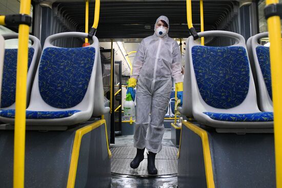 Russia Coronavirus Disinfection