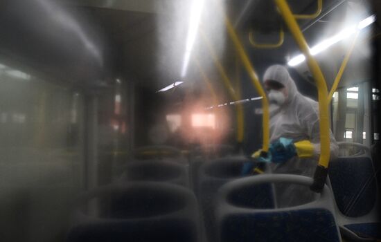 Russia Coronavirus Disinfection