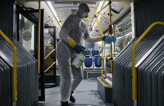 Russia Coronavirus Disinfection