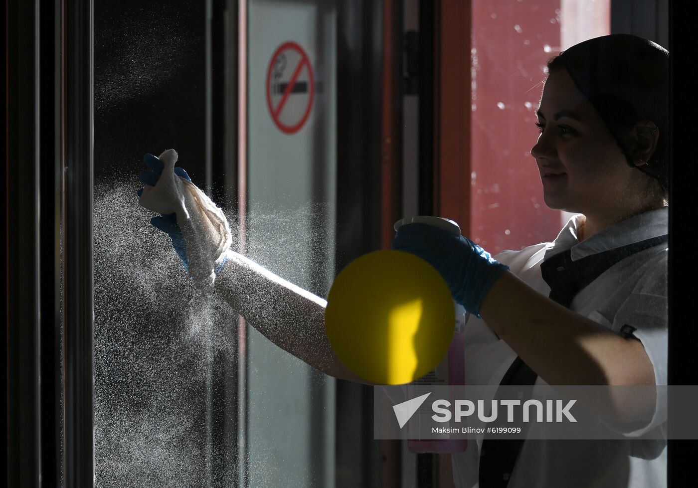 Russia Coronavirus Disinfection