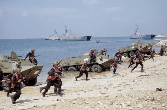 USSR naval drill