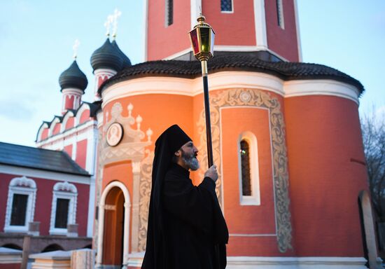 Russia Coronavirus Church