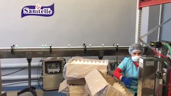 Russia Coronavirus Hand Sanitizer Plant