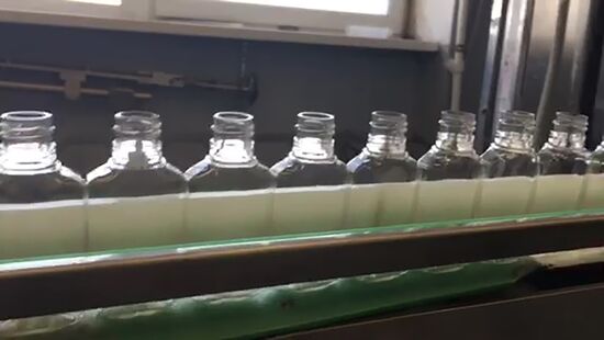 Russia Coronavirus Hand Sanitizer Plant