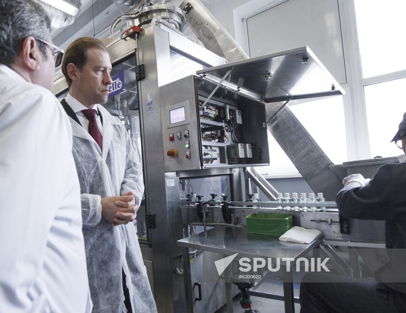 Russia Coronavirus Hand Sanitizer Plant