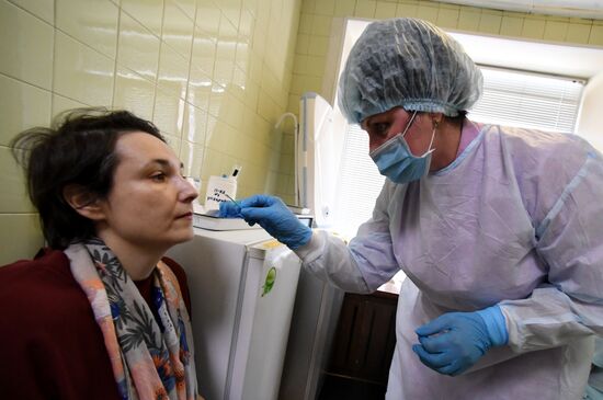 Russia Coronavirus Tests