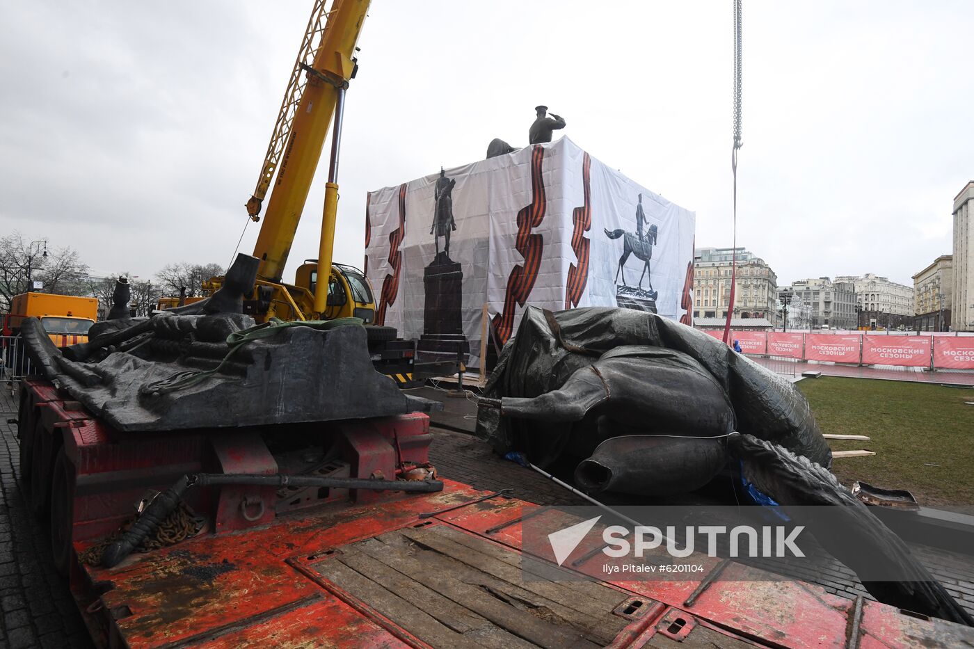 Russia Zhukov Monument Replacement