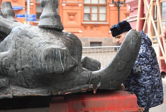 Russia Zhukov Monument Replacement