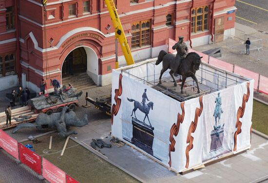 Russia Zhukov Monument Replacement