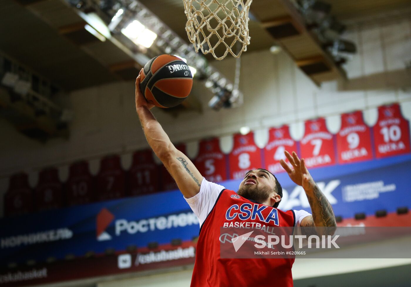 Russia Basketball CSKA Training Session