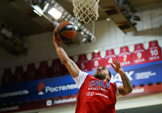 Russia Basketball CSKA Training Session