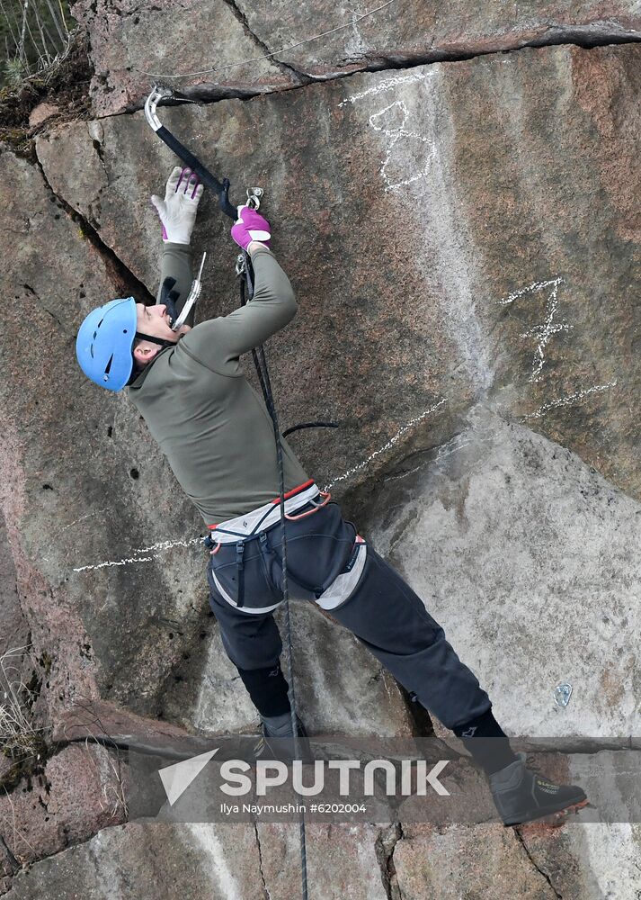 Russia Ice Climbing