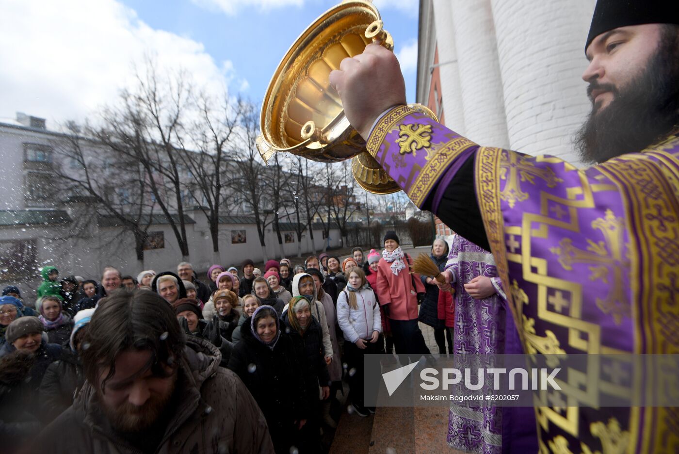 Russia Coronavirus Church