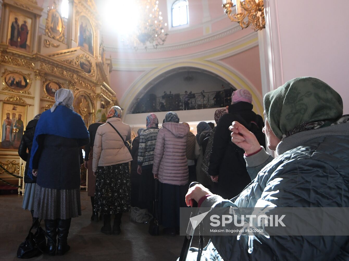 Russia Coronavirus Church