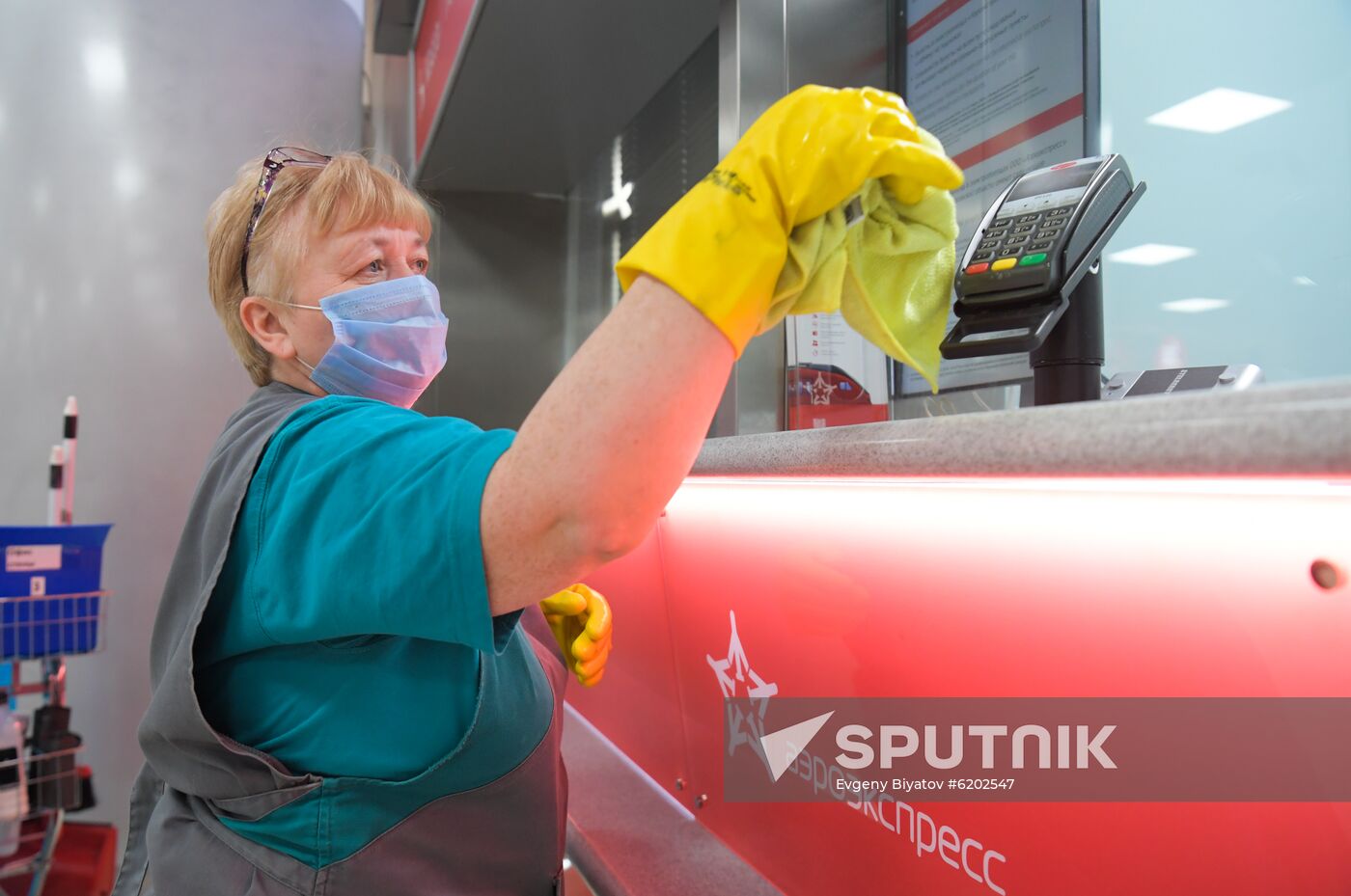 Russia Coronavirus Disinfection