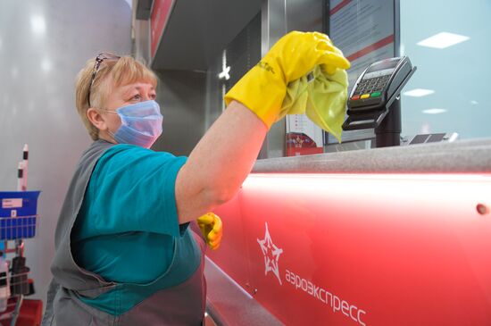 Russia Coronavirus Disinfection