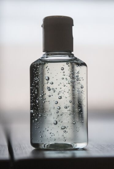 Russia Coronavirus Hand Sanitizer Plant