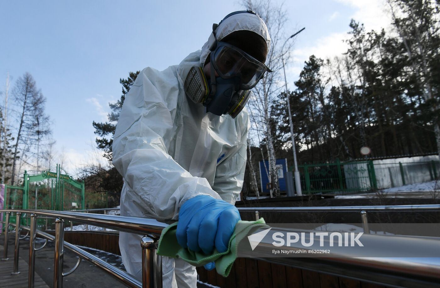Russia Coronavirus Disinfection