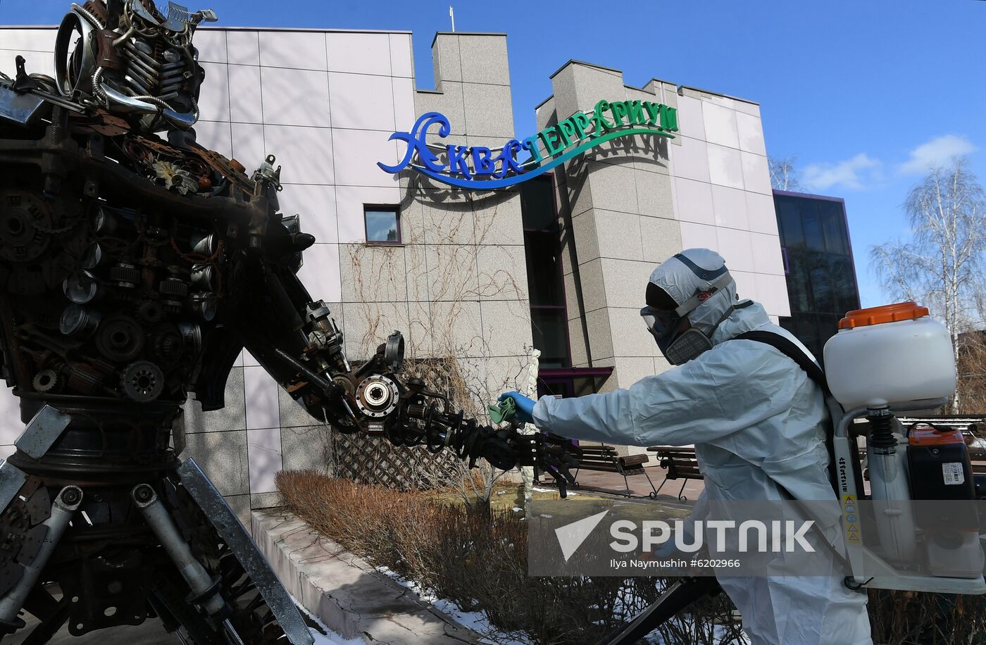 Russia Coronavirus Disinfection