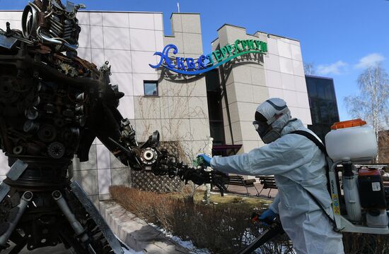 Russia Coronavirus Disinfection