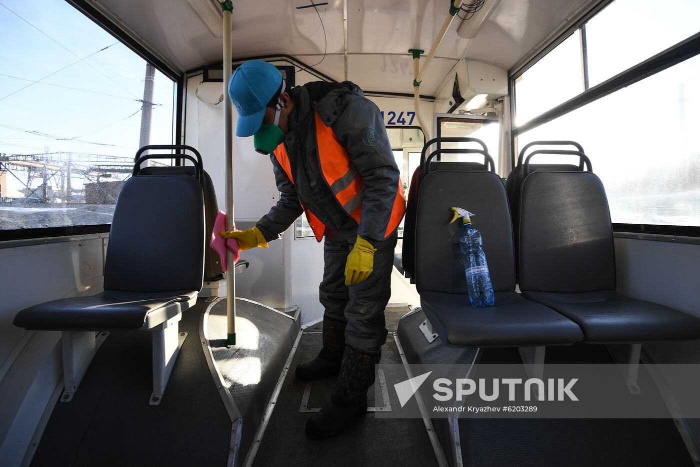 Russia Coronavirus Disinfection