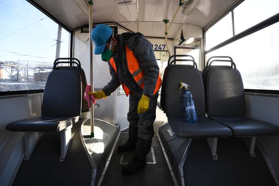 Russia Coronavirus Disinfection