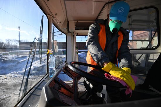 Russia Coronavirus Disinfection