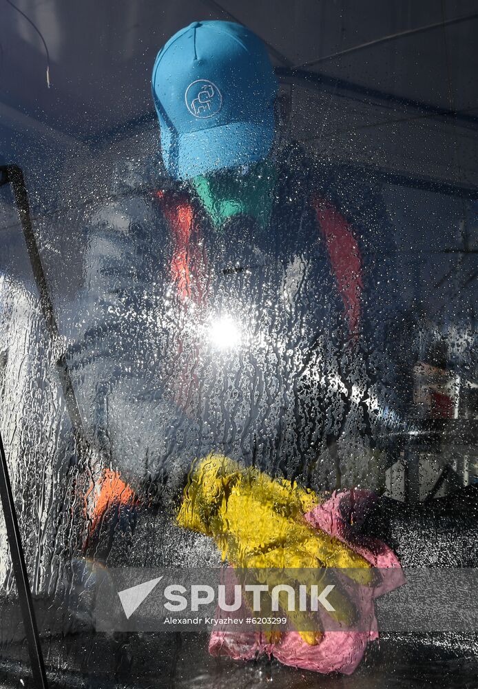 Russia Coronavirus Disinfection