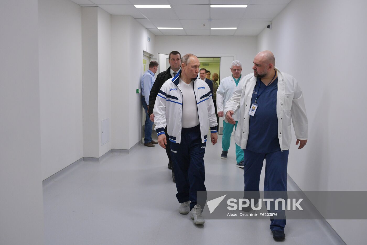 Russia Putin Coronavirus Hospital