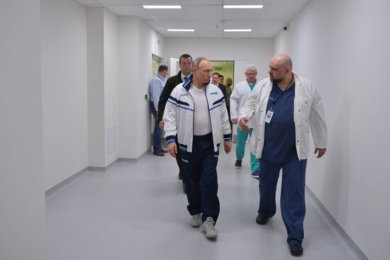 Russia Putin Coronavirus Hospital