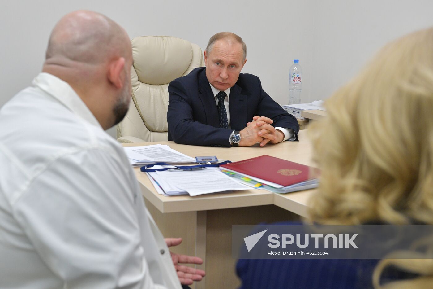 Russia Putin Coronavirus Hospital