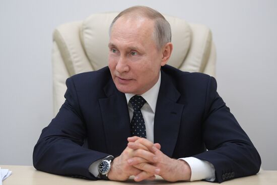 Russia Putin Coronavirus Hospital