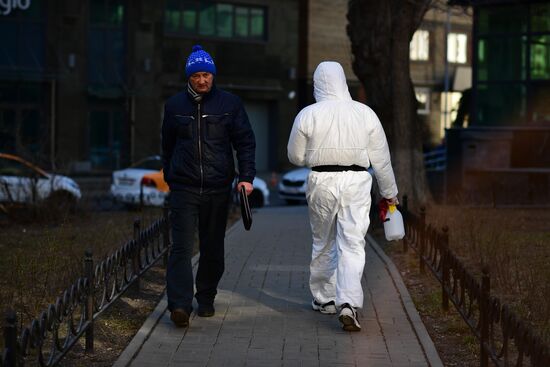 Russia Coronavirus Disinfection
