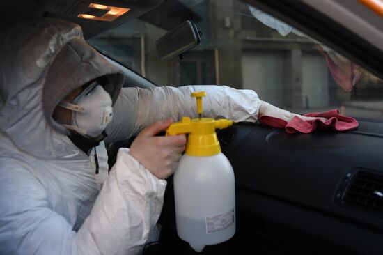 Russia Coronavirus Disinfection