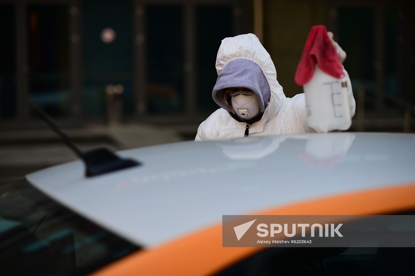 Russia Coronavirus Disinfection