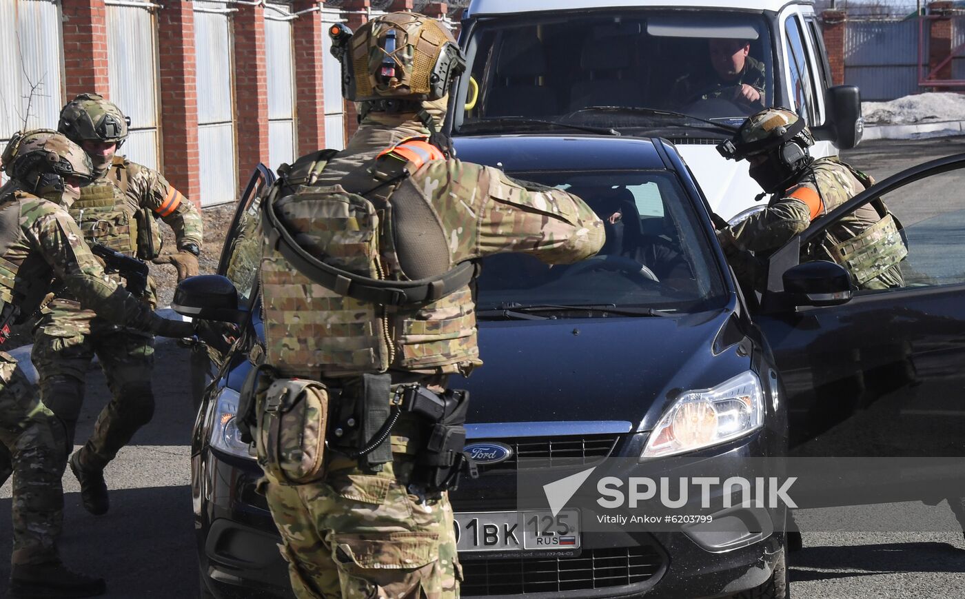 Russia Riot Police Drills