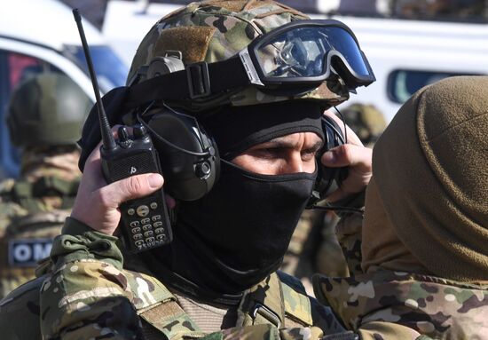 Russia Riot Police Drills