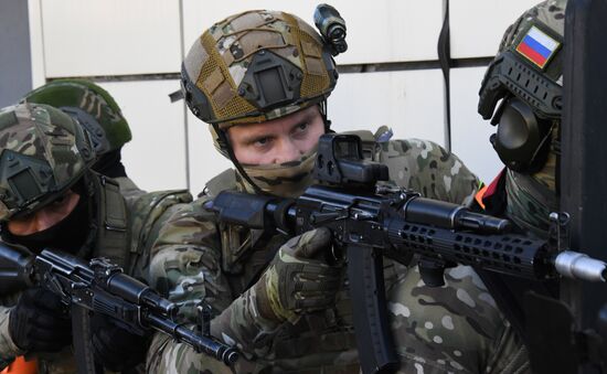 Russia Riot Police Drills