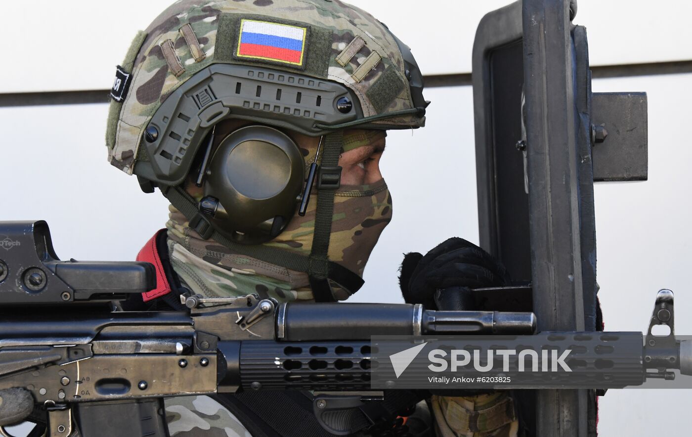 Russia Riot Police Drills