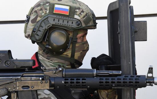 Russia Riot Police Drills
