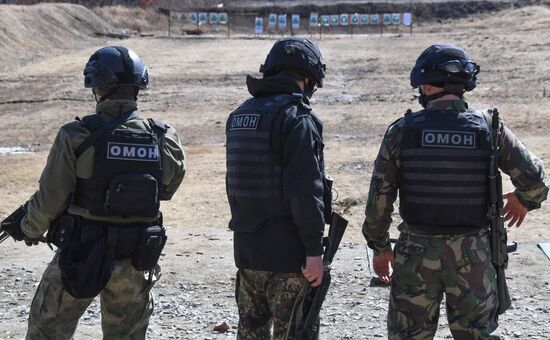 Russia Riot Police Drills