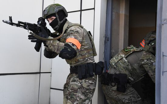 Russia Riot Police Drills