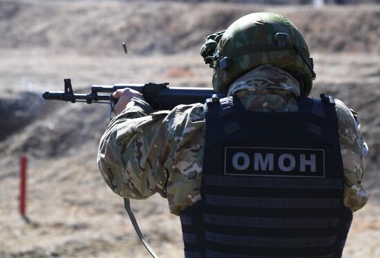 Russia Riot Police Drills